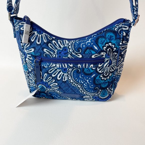 Vera Bradley Mini Andi Crossbody Blue Tapestry - Picture 2 of 12